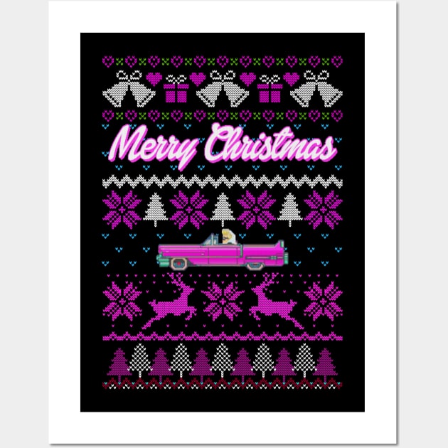 Merry Christmas - Barbie Ugly Xmas Sweater Wall Art by Polomaker